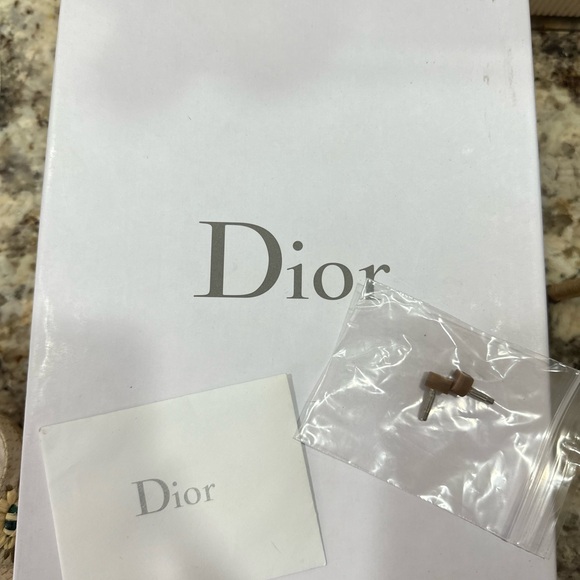 Christian Dior Leather flower print sandals - Picture 4 of 5